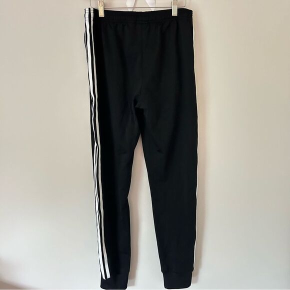 Adidas Big Kids’ Black and White Tracksuit Joggers - Picture 3 of 3